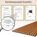 4 Pack Wood Panels for Wall, 47.24" x 23.81" Acoustic Wood Slat Wall Panel for - Image 5