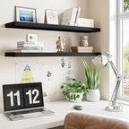 Fixwal Floating Shelves for Wall, Bathroom and Kitchen, Wall Shelves for Storage - Image 4