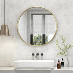 NEWBULIG 36 Inch Round Wall Mirror, Bathroom Mirror - Image 7