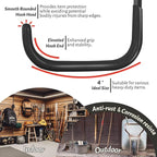 Garage Hooks 4 Inch, 6 Pack Heavy Duty Wall Hooks - Image 5
