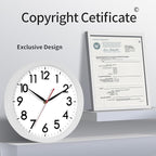 AKCISOT Wall Clock Silent Non Ticking Modern Wall Clocks Battery Operated 10 - Image 5