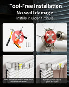 Mimiio No Drill Curtain Rod Brackets - Image 3