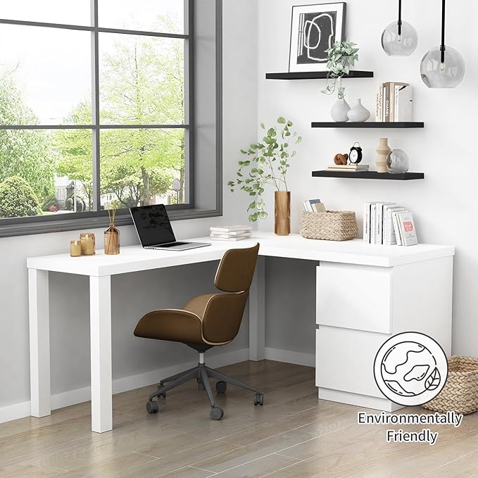 Forbena 24 Inch Long Black Floating Shelves - Image 3