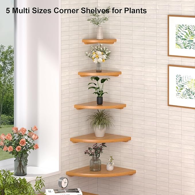 Gieanoo Floating Corner Shelves - Image 6