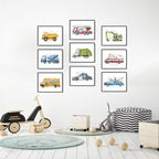uniro Construction Room Decor for Boys, Truck Wall Art Print for Boys Room Decor - Image 2