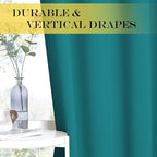 NICETOWN Blackout Doorway Curtain Drape 78 inch Long - Image 4