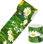 IVN Wallpaper Border Peel and Stick Decorative Wall Trim Self Adhesive Daisy by IVN