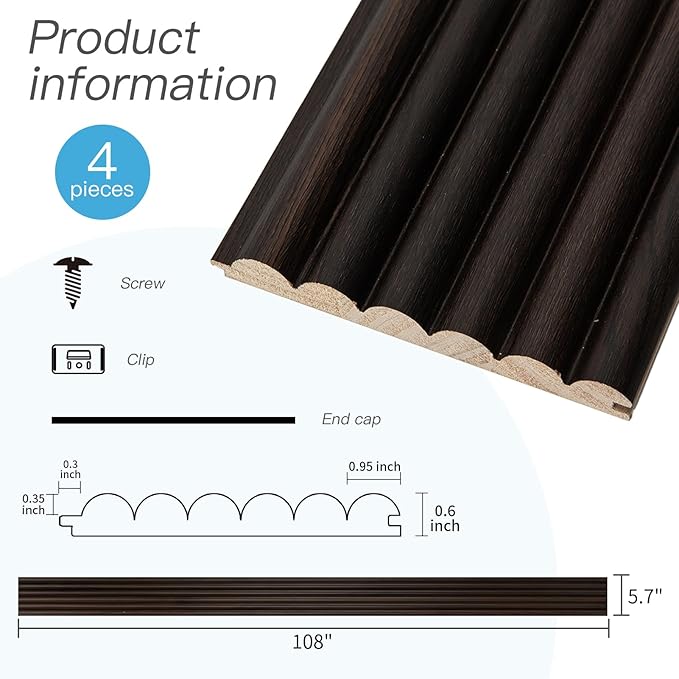 Art3d Fluted Wood Panel - Image 7