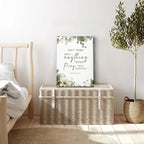 HIWX Christian Wall Decor, Religious Bible Verse Framed Canvas Painting Wall - Image 3