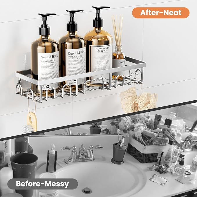 Shower Caddy, 5 Pack Shower Shelves - Image 7