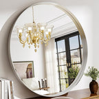 36 Inch Round Bathroom Mirror by EASLY