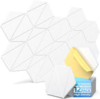 12 Pack Acoustic Panels with Self-Adhesive 12"X10"X0.4" Sound Proof Foam Panels by Unknown