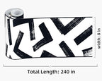 FLFK Black and White Design Wallpaper Border - Image 2