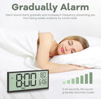JALL 14.5" Large Digital Wall Clock Battery Operated - Image 6