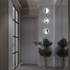 3 Set Sunburst Mirrors for Wall Decorative Metal Mirrors Small Mirror Sets - Image 2
