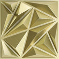 STICKGOO 3D Wall Panels for Interior Wall Decor, Champaign Gold Diamond Design by STICKGOO