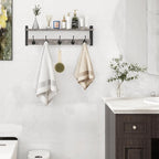 Homode Wall Hooks With Shelf, 24 Inch Coat Rack Wall Mount - Image 3