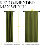 NICETOWN 2 Panels Blackout Curtains, Rod Pocket Thermal Insulated Drapes - Image 6