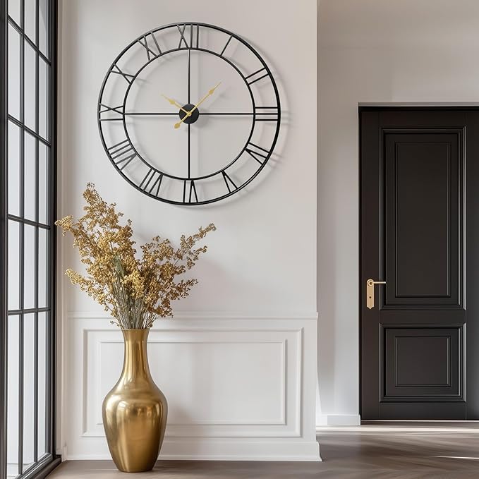 Cuspin 36 Inch Extra Large Wall Clock, Silent Non Ticking Battery Operated - Image 2