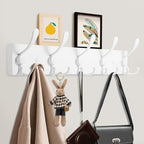 Kuhome 2pcs Coat Rack Wall Mount Coat Hooks Wooden Hat Rack - Image 4