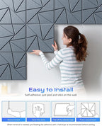 22 Pack Acoustic Panels, Sound Proof Foam Panels - Image 6