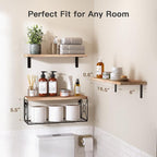 Amada Bathroom Shelves Over Toilet - Image 3