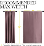 NICETOWN 2 Panels Blackout Curtains, Rod Pocket Window Curtains Room Darkning - Image 6
