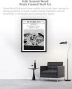 iHery Premium Natural Black OAK Wood 12x16in Everything You Can Imagine Is Real - Image 2
