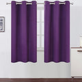 LEMOMO Purple Thermal Blackout Curtains/38 x 63 Inch/Set of 2 Panels Room by Lemomo
