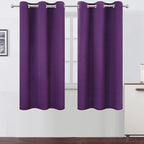 LEMOMO Purple Blackout Curtains 40 x 63 Inch Length/Set of 2 Curtain by Lemomo