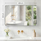 NEWBULIG 32X48 Inch Bathroom Mirror - Image 2
