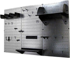 Wall Control Pegboard Organizer 4 ft. Metal Pegboard Standard Tool Storage Kit - Image 3