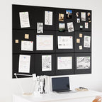 Neatsure Large Cork Board for Wall, 12 Panels Felt Tiles Tack Push Pin Board - Image 2