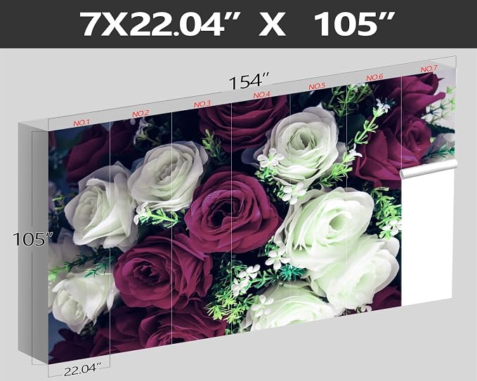 XMPMBM-Rose Floral Fabric Wallpaper Living Room Bedroom Bathroom Wall Mural-W - Image 4