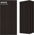 TO-TH Wood-Look Sound Panels, 4 Pack 47.2” x 23.6” Soundproof Wall Panels by TO-TH