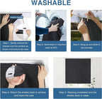 LazBlinds 100% Blackout Roller Shades, No Tools No Drill Cordless Blinds - Image 5