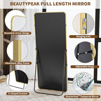 BEAUTYPEAK Full Length Mirror, Suitable - Image 3