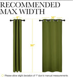 NICETOWN Patio Glass Door Christmas Panels, Privacy Panel Drapes - Image 7