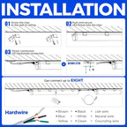 Barrina 6 Pack LED T5 Integrated Single Fixture, Utility Shop Lights, Ceiling - Image 9
