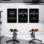 Framed Canvas Wall Art Success Quote, Office Wall Art, Positive Motivational - Image 5