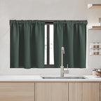 RYB HOME Short Blackout Curtains 36 inches Length - Image 2