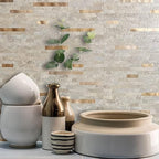 AULIGET Faux Stone Peel and Stick Backsplash - Image 2