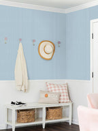 Orainege Peel and Stick Wallpaper Light Blue Wallpaper 15.7"x118.1" Textured - Image 6