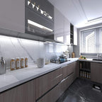 Large White Marble Granite Wallpaper Peel Stick Thicken 48x197inch Waterproof - Image 5