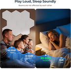 18 Pack Hexagon Acoustic Panels, Self-Adhesive Acoustic Wall Panels - Image 3