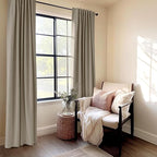 100% Blackout Shield Linen Blackout Curtains - Image 5