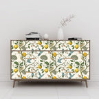 Blue Bird Self Adhesive Wallpaper Fresh Lemon Tree Peel and Stick Wallpaper - Image 2