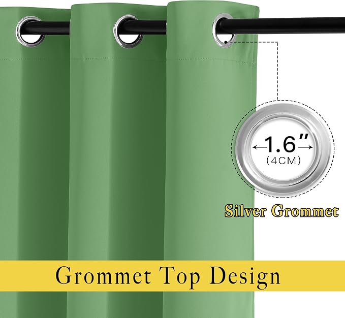 NICETOWN Sliding Door Curtain 108 Inches Long - Image 5