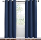 NICETOWN Blackout Draperies Curtains, 1 Pair, 42 x 78 inches, All Season - Image 2