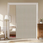 AJAZZ 100% Blackout Door Curtain Accordion Door Closet Curtain Invisible by AJAZZ